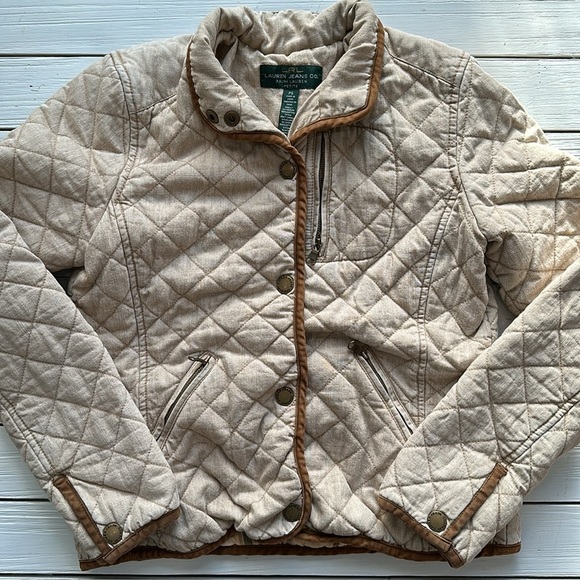Lauren Jeans Co. Quilted Field Jacket size Small Petite - Picture 2 of 6